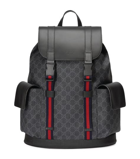 gucci bag mens backpack|black Gucci backpack for men.